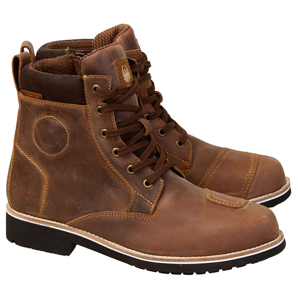 Image of Merlin Ether Waterproof Leather Boots - Brown