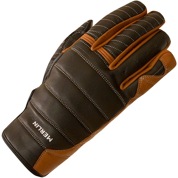 Image of Merlin Boulder Leather Gloves - Black / Brown