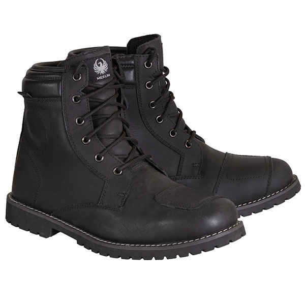 Image of Merlin Ruben Waterproof Leather Boots - Black
