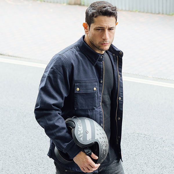 Merlin Brody D3O Riding Shirt Navy FREE UK DELIVERY