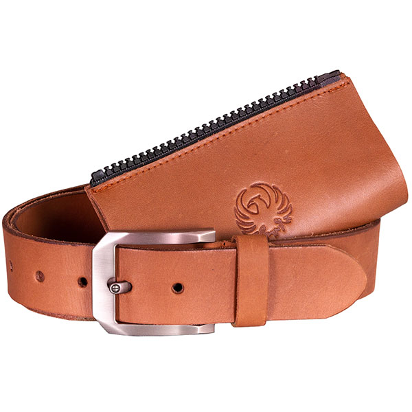 Image of Merlin Men's Leather Connection Belt - Brown
