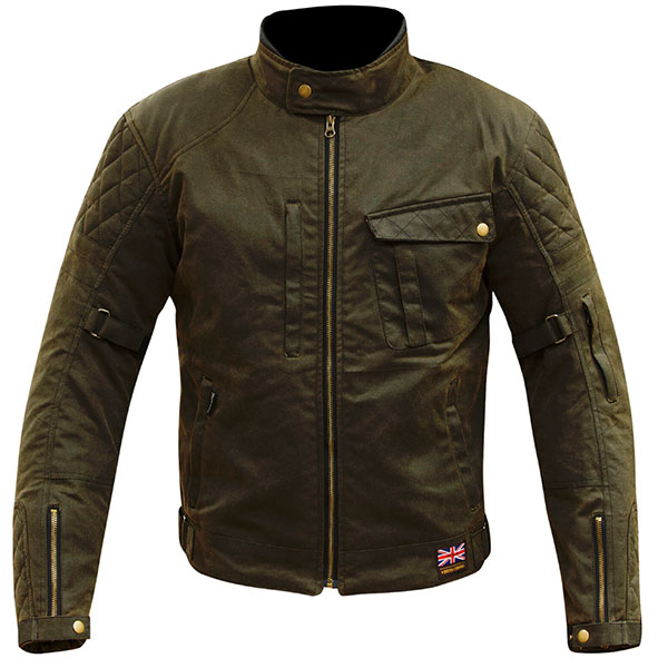 Image of Merlin Elmhurst Outlast Wax Textile Jacket - Olive