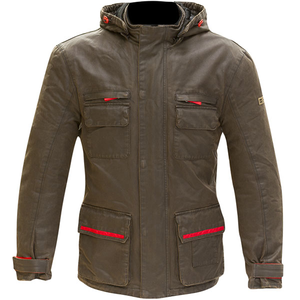 Image of Merlin Everson Wax Textile Jacket - Brown