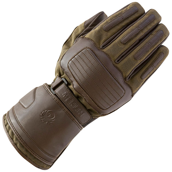 Image of Merlin Croxton Mixed Gloves - Brown / Olive