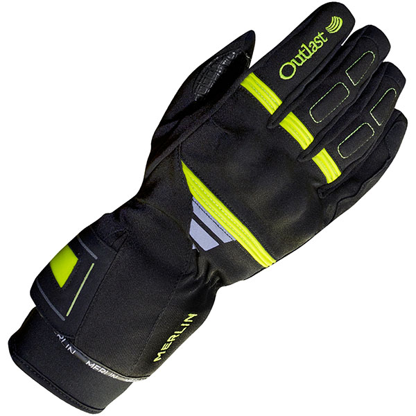 Image of Merlin Titan Outlast Waterproof Gloves - Black / Fluro