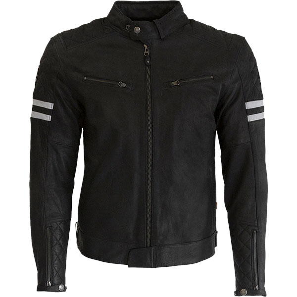 Merlin Hixon II D3O Leather Jacket - Black - FREE UK DELIVERY