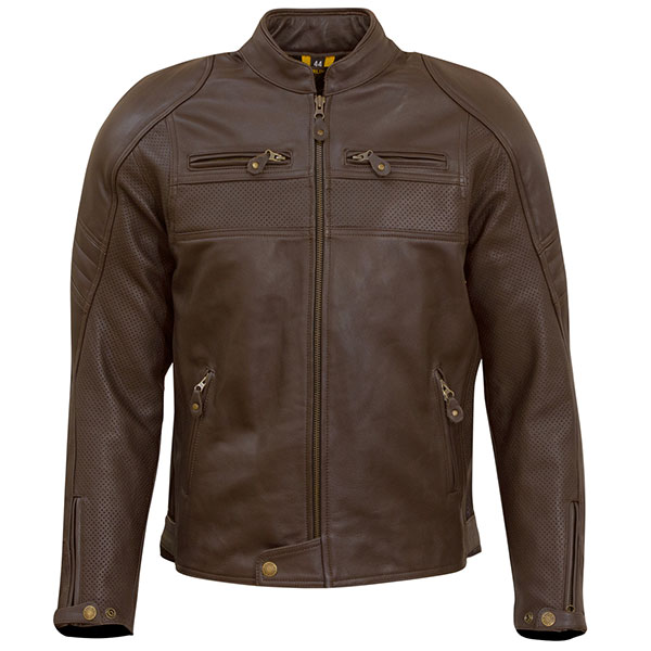 Image of Merlin Odell Leather Air Jacket - Brown