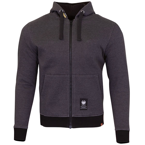 Merlin Cody D3O Single Layer Riding Hoodie - Grey - FREE UK DELIVERY