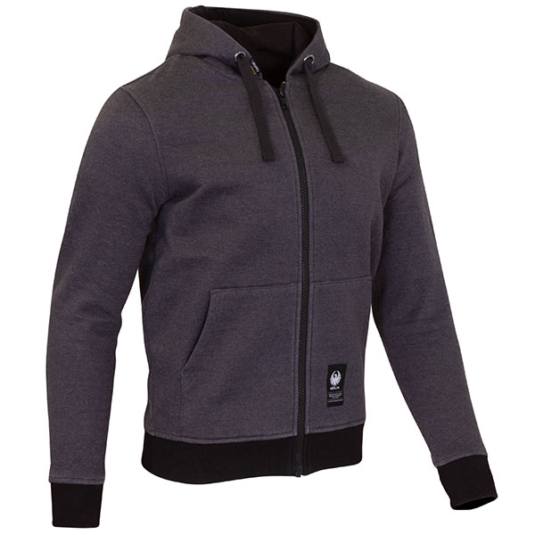 Merlin Cody D3O Single Layer Riding Hoodie - Grey - FREE UK DELIVERY