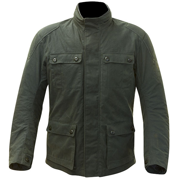 Merlin Heritage Kingstone Wax Textile Jacket - Sage - FREE UK DELIVERY