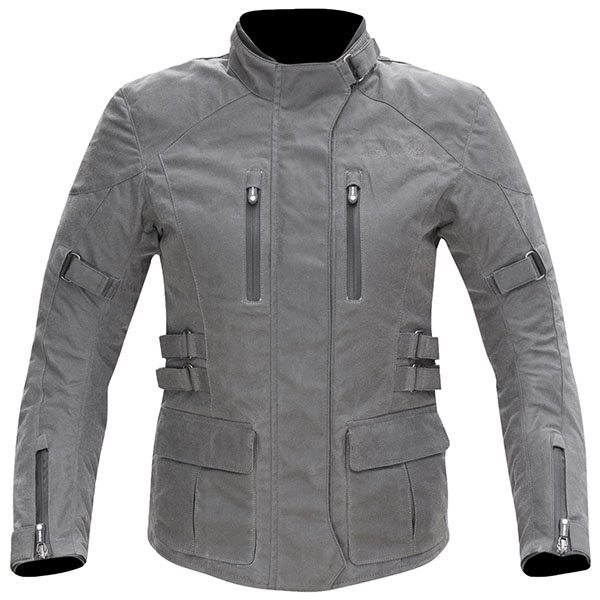 Image of Merlin Ladies Heritage Colton Wax Textile Jacket - Grey