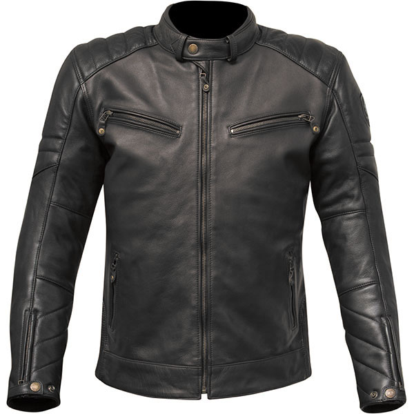 Image of Merlin Chase Leather Jacket - Black