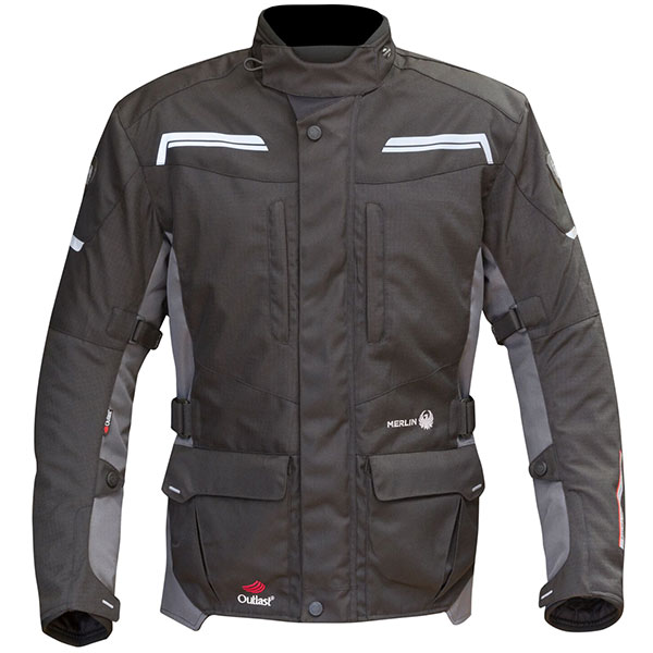 Image of Merlin Columbia Outlast Textile Jacket - Black / Grey