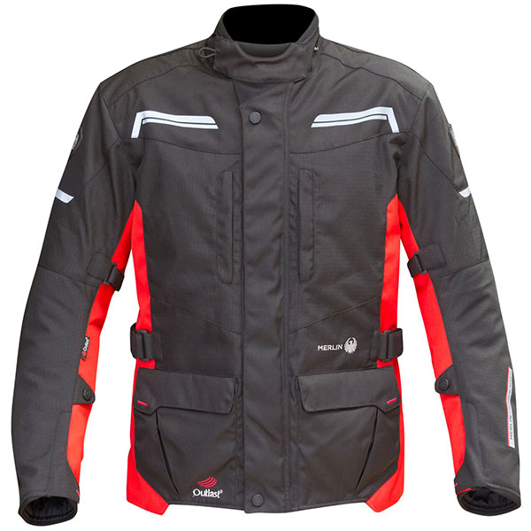 Image of Merlin Columbia Outlast Textile Jacket - Black / Red