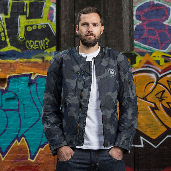 Merlin Covert Camo Wax Cotton Jacket Blue FREE UK DELIVERY