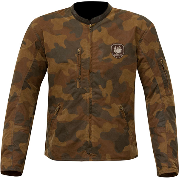 Image of Merlin Covert Camo Wax Cotton Jacket - Tan