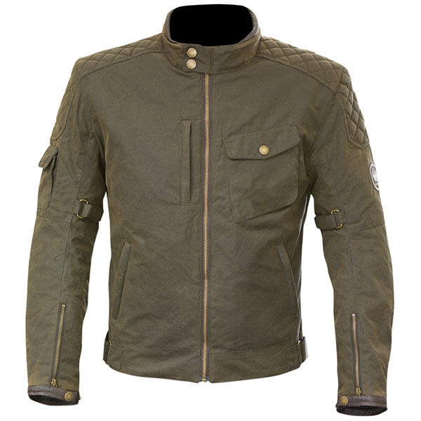 Image of Merlin Hamstall Outlast Wax Textile Jacket - Olive