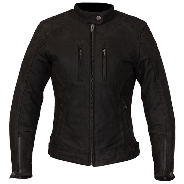 Merlin Ladies Mia Leather Jacket - Black - FREE UK DELIVERY