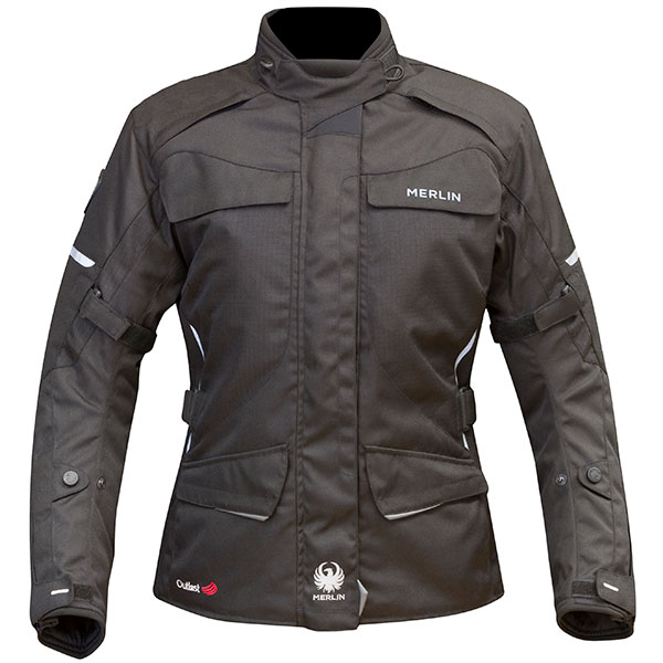 Image of Merlin Ladies Aurora Outlast Textile Jacket - Black