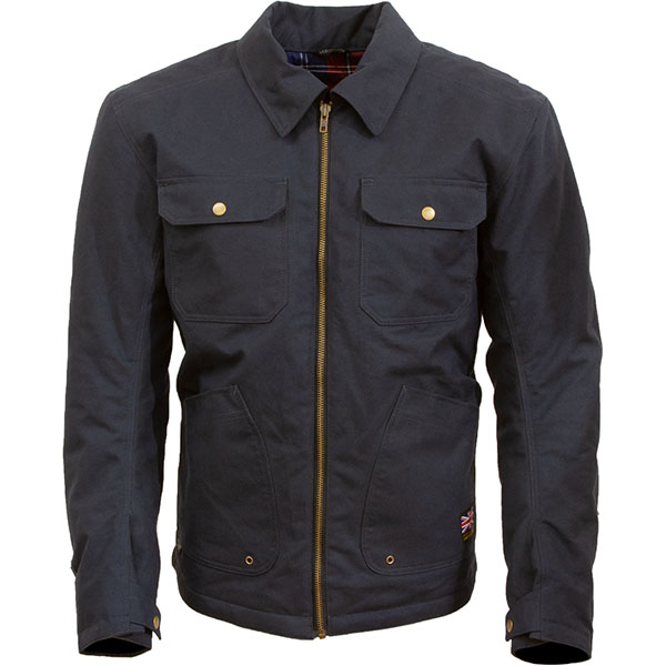 Image of Merlin Dawson Textile Jacket - Navy