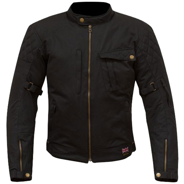 Image of Merlin Elmhurst Outlast Wax Textile Jacket - Black