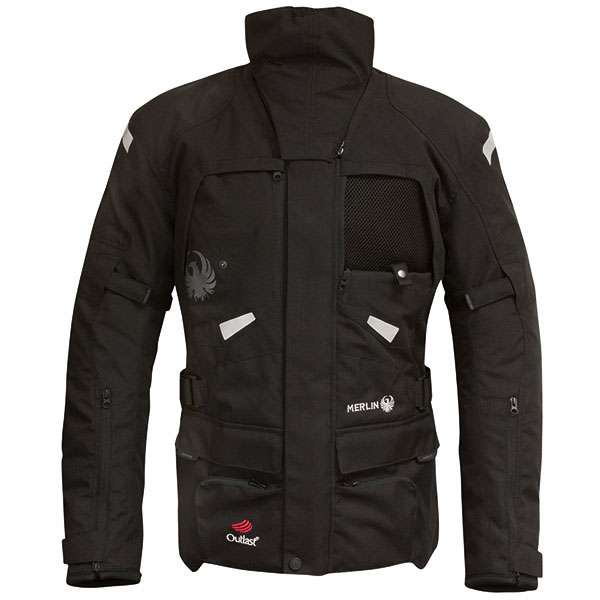 Merlin Horizon Outlast Textile Jacket Ice Grey Black Merlin Textile Jackets