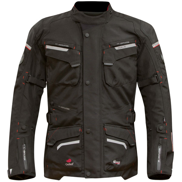 Image of Merlin Lynx 2-in-1 Textile Jacket - Black