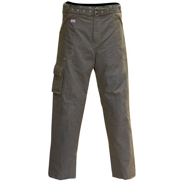 Image of Merlin Elford Wax Jeans - Olive