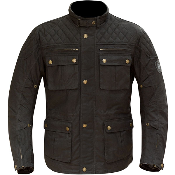 Image of Merlin Yoxall Wax Textile Jacket - Black