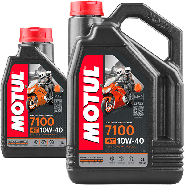 Image of Motul - 7100 10W-40 4T - 4L Plus 1L