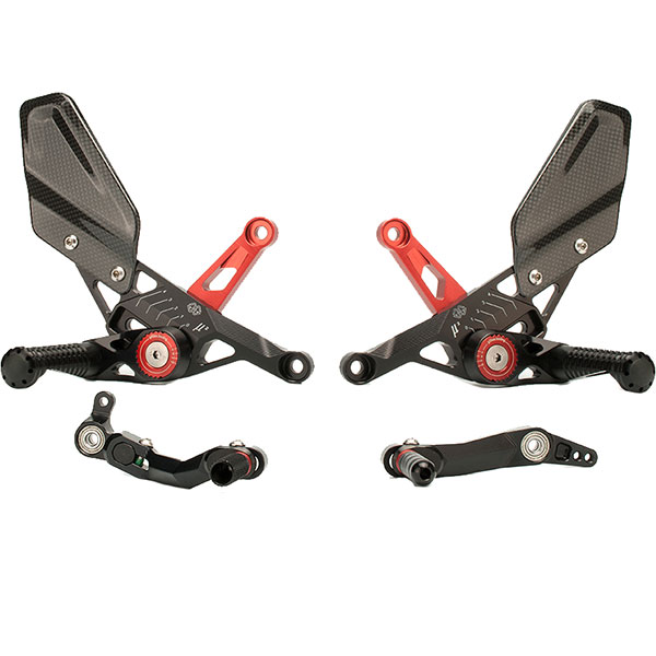 Image of Gilles MUE2 Rear Sets - MV Agusta F3 675 / 800
