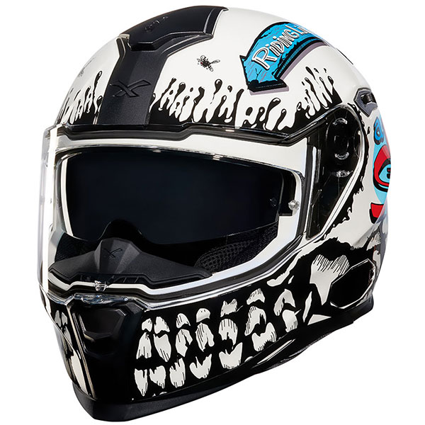 Nexx SX.100 Big Shot Helmet White FREE UK DELIVERY