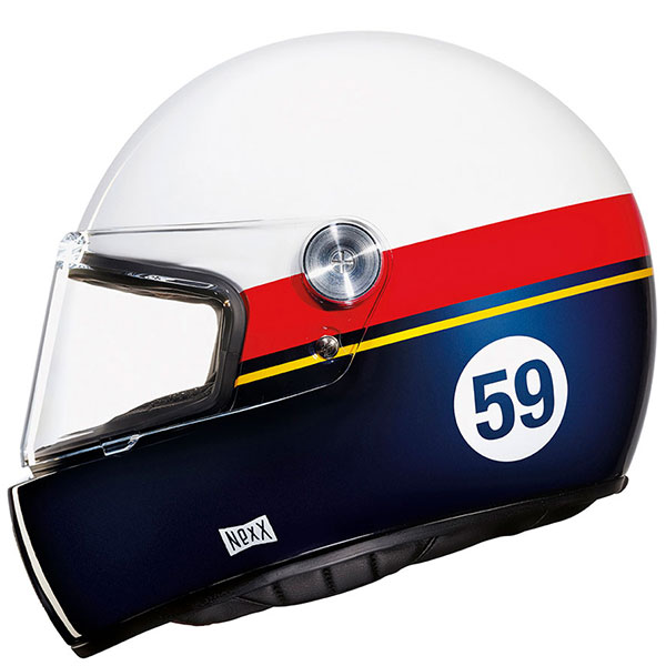 Image of Nexx X.G100 Racer Grand Win - White / Red / Blue
