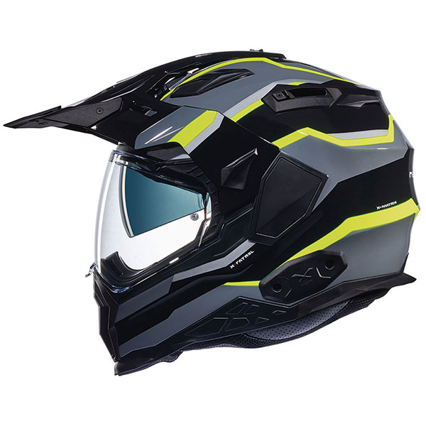 Nexx X.WED 2 X-Patrol - Black / Titanium / Neon Yellow