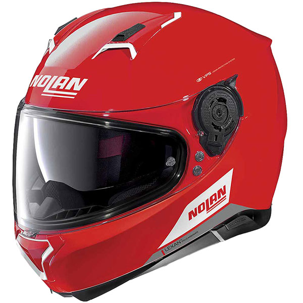 Image of Nolan N87 Emblema N-Com - Corsa Red