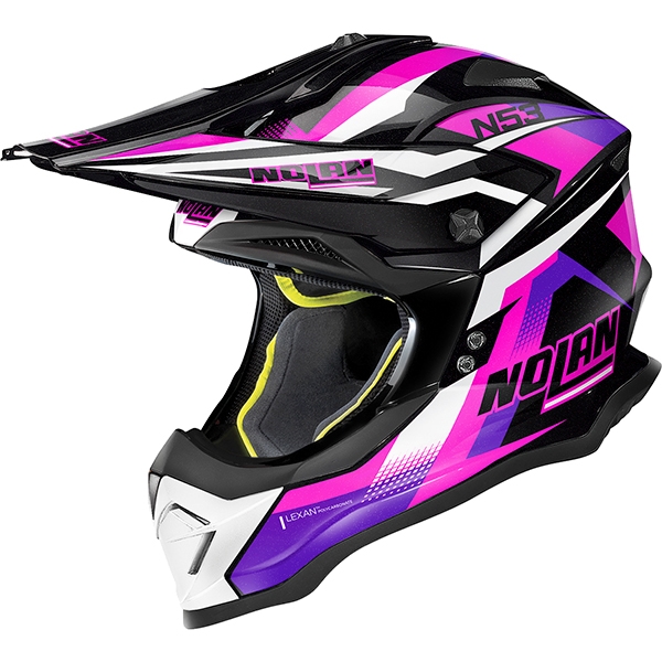 Purple dirt bike sales helmet