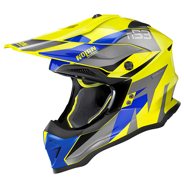 Image of Nolan N53 MX Portland - LED Yellow