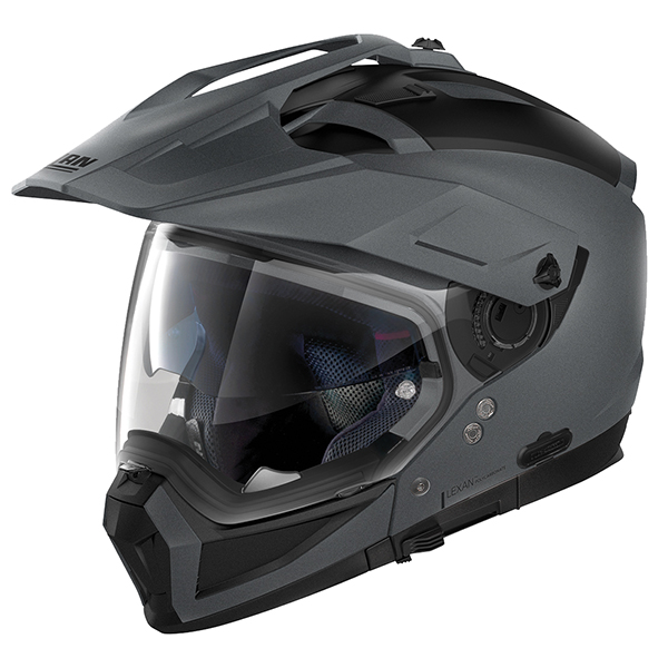 Image of Nolan N70-2 X Classic N-Com - Flat Vulcan Grey