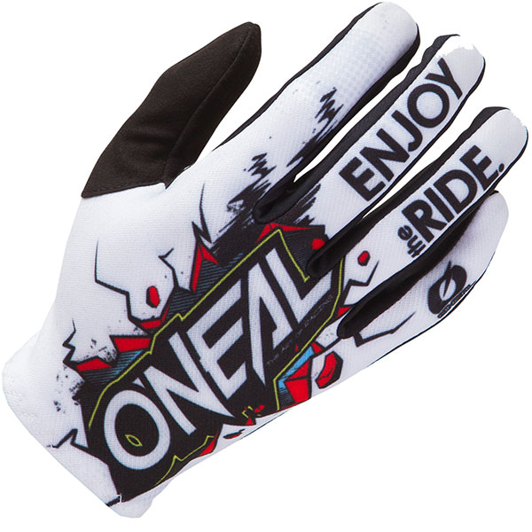 Image of O Neal Children's Matrix Textile Gloves - Villain White