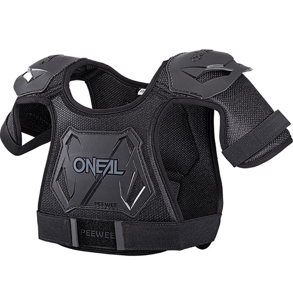 Image of O Neal Children's PeeWee Chest Guard - Black