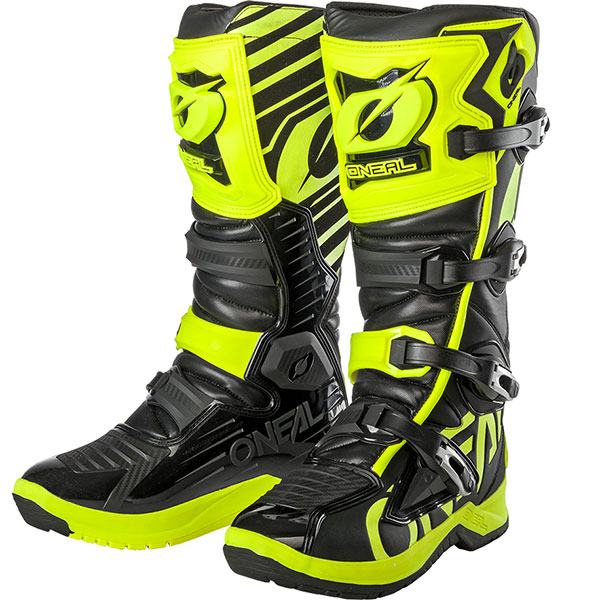 O Neal RMX Boots - Black / Neon Yellow - FREE UK DELIVERY