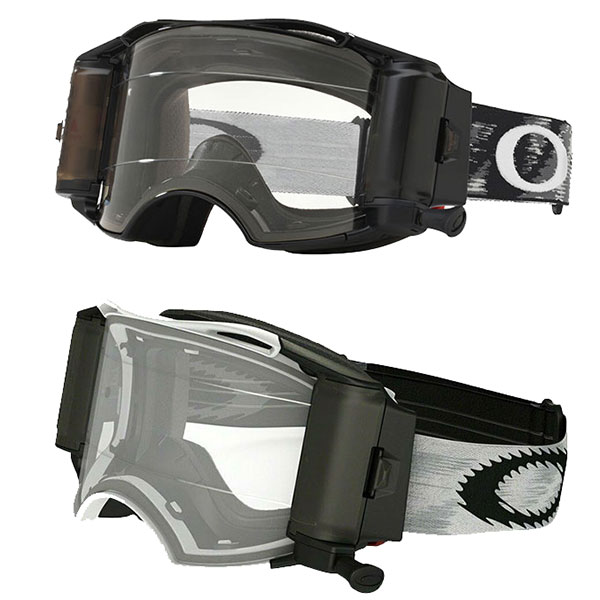 Oakley Airbrake Goggles - Clear Lens Including Roll Off - FREE UK DELIVERY