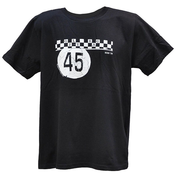 Image of Oily Rag Clothing Race Number 45 T-Shirt - Black