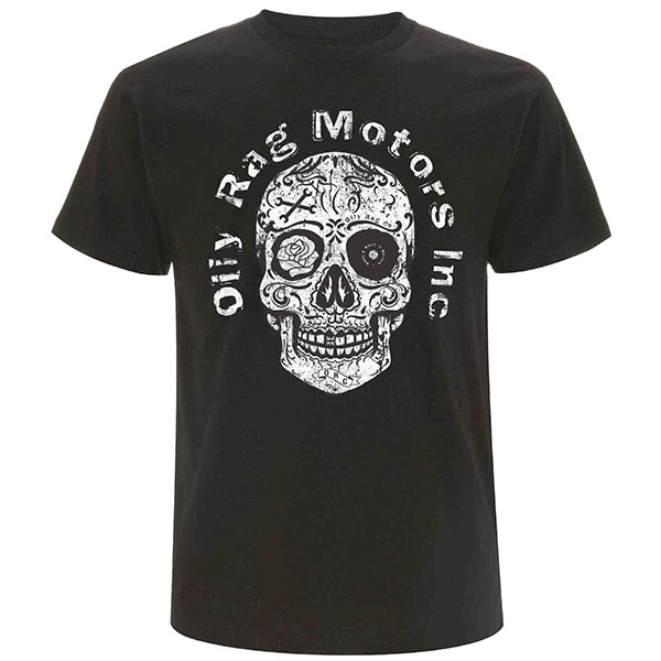 Image of Oily Rag Clothing Motors Inc T-Shirt - Black