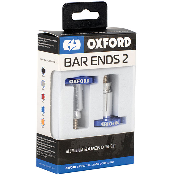 Oxford Universal Bar Ends 2 Flat Aluminium