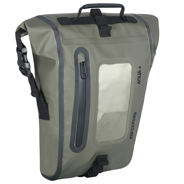 Image of Oxford Aqua M8 Tank Bag - Khaki / Black