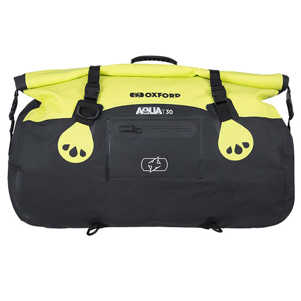 Image of Oxford Aqua T30 Roll Bag - Black / Fluo