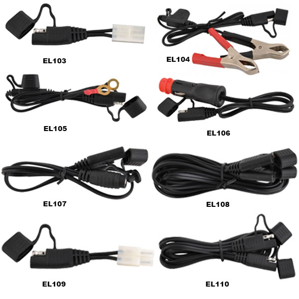 Oxford Battery Charger Leads (SAE)