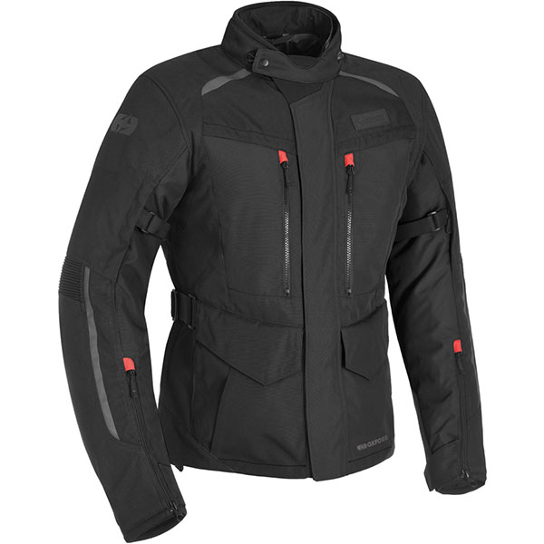 Oxford Continental Advanced Textile Jacket Tech Black FREE UK DELIVERY
