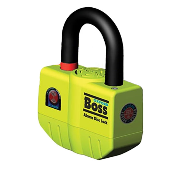 Oxford Boss Alarm disc lock- 14mm Yellow